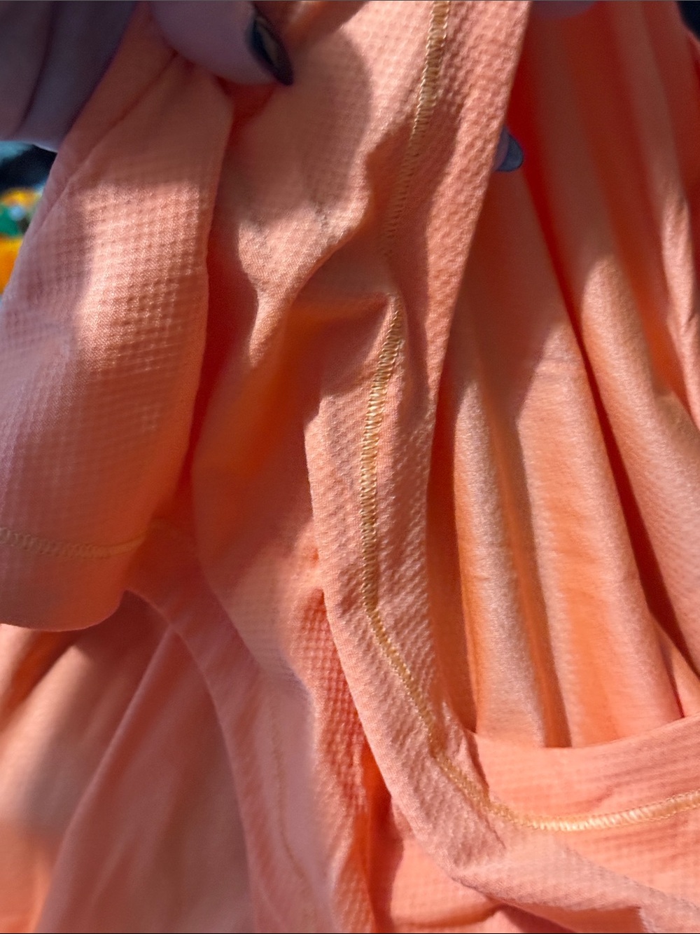 Neon Orange Open Back Top - Picture 6 of 6